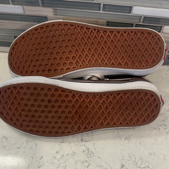 Vans Men's Sneakers in Brown and White - Picture 6 of 6